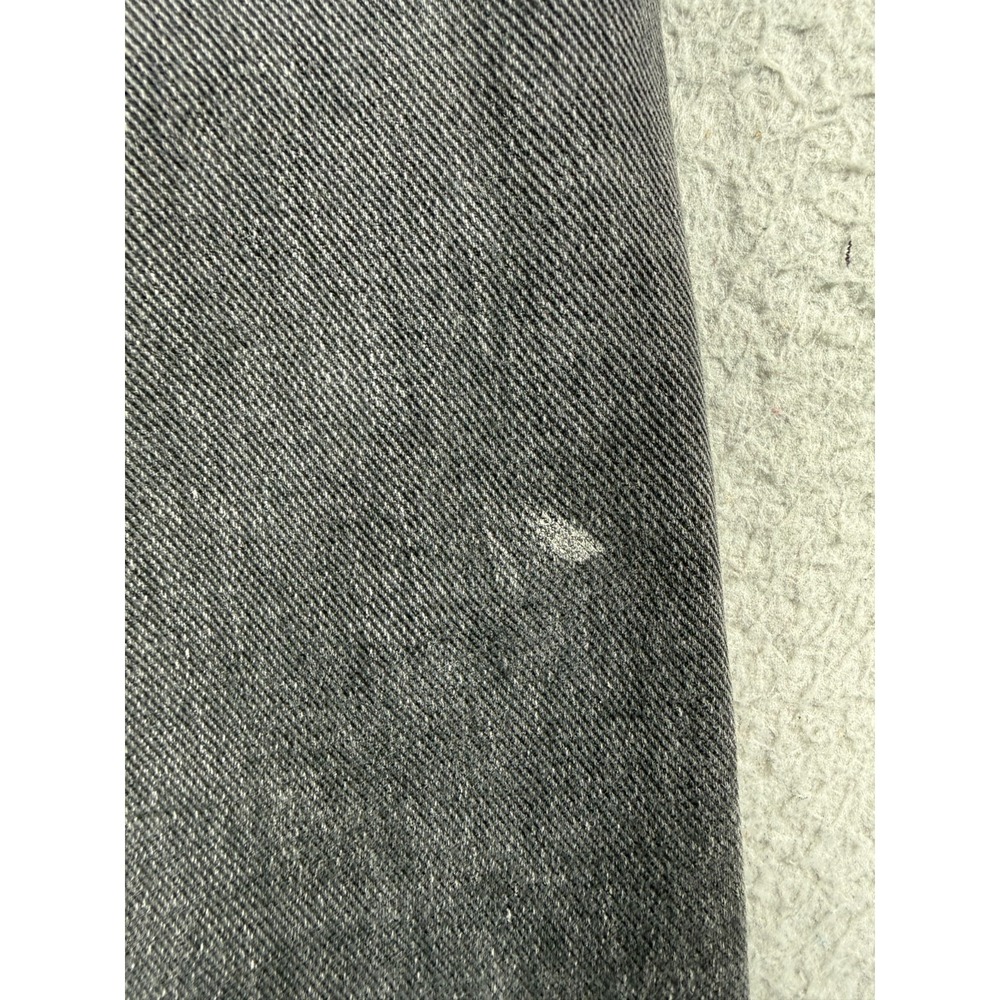 Carhartt WIP Newel Pant Size 30x28 Mens Tapered Leg Button Fly Denim Jeans Black - Picture 9 of 9